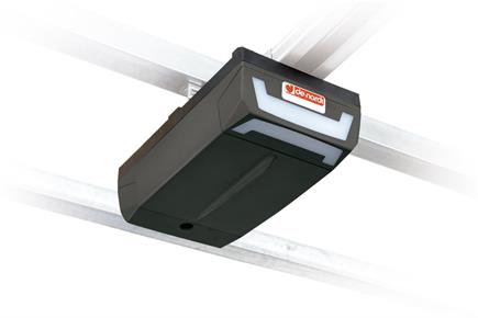 Monobloc motor with courtesy lamp